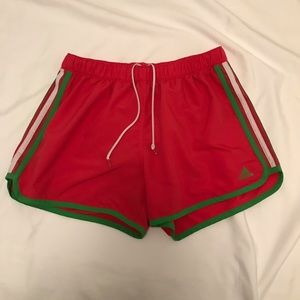 Adidas running shorts size medium
